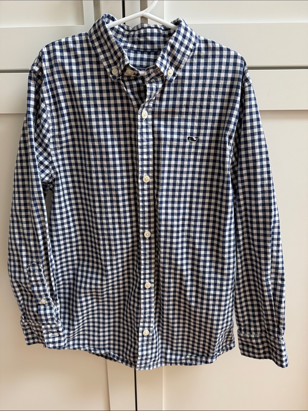 Vineyard Vines Whale Button Down shirt size 8-10